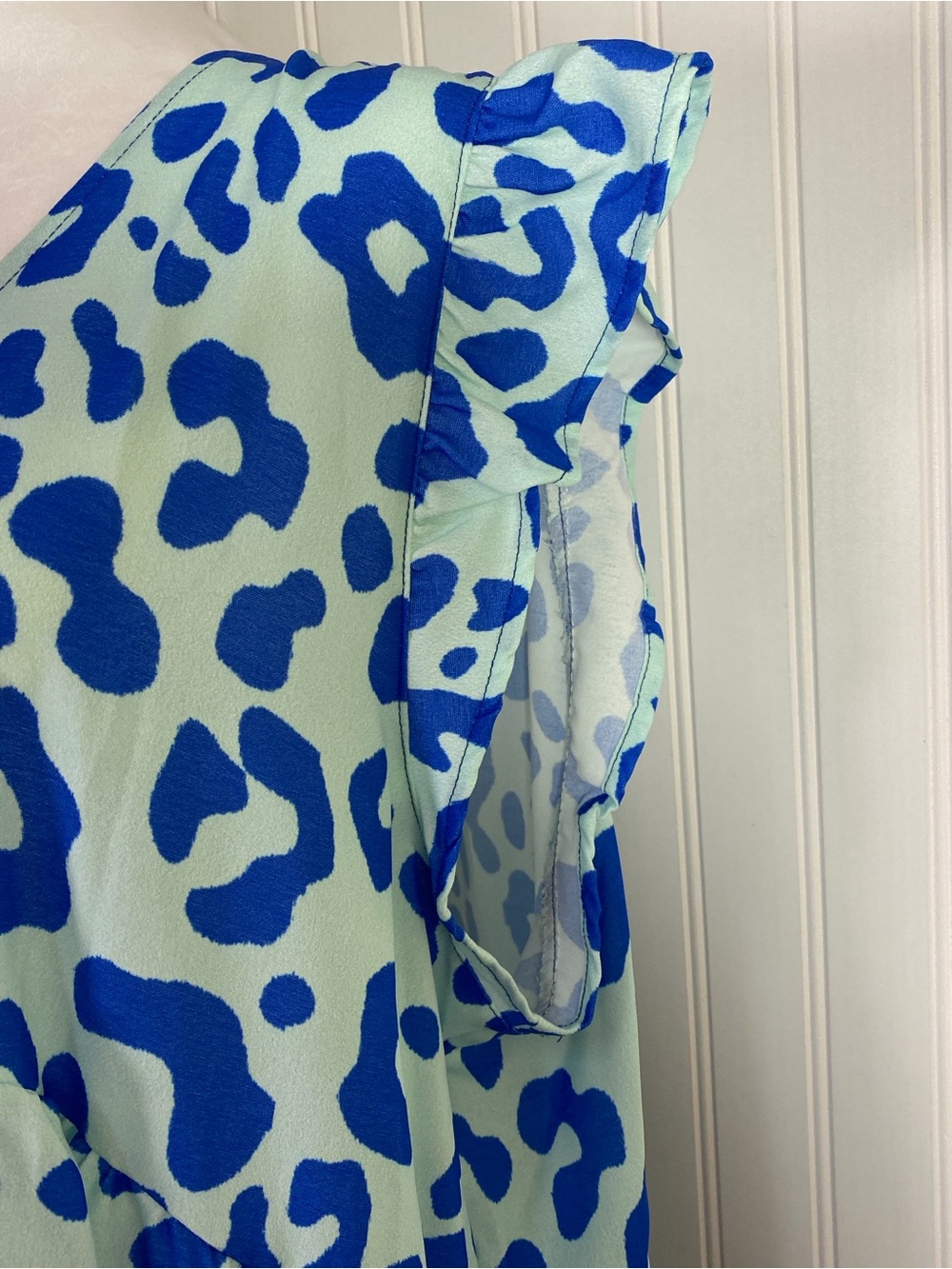Womens Babydoll Dress Size 2X Animal Print Coastal Chic Resort Island Cruise NWT - Picture 9 of 9